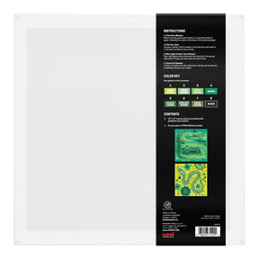 uni® POSCA® Paint-By-Number Canvas Kit,  including 5M Markers