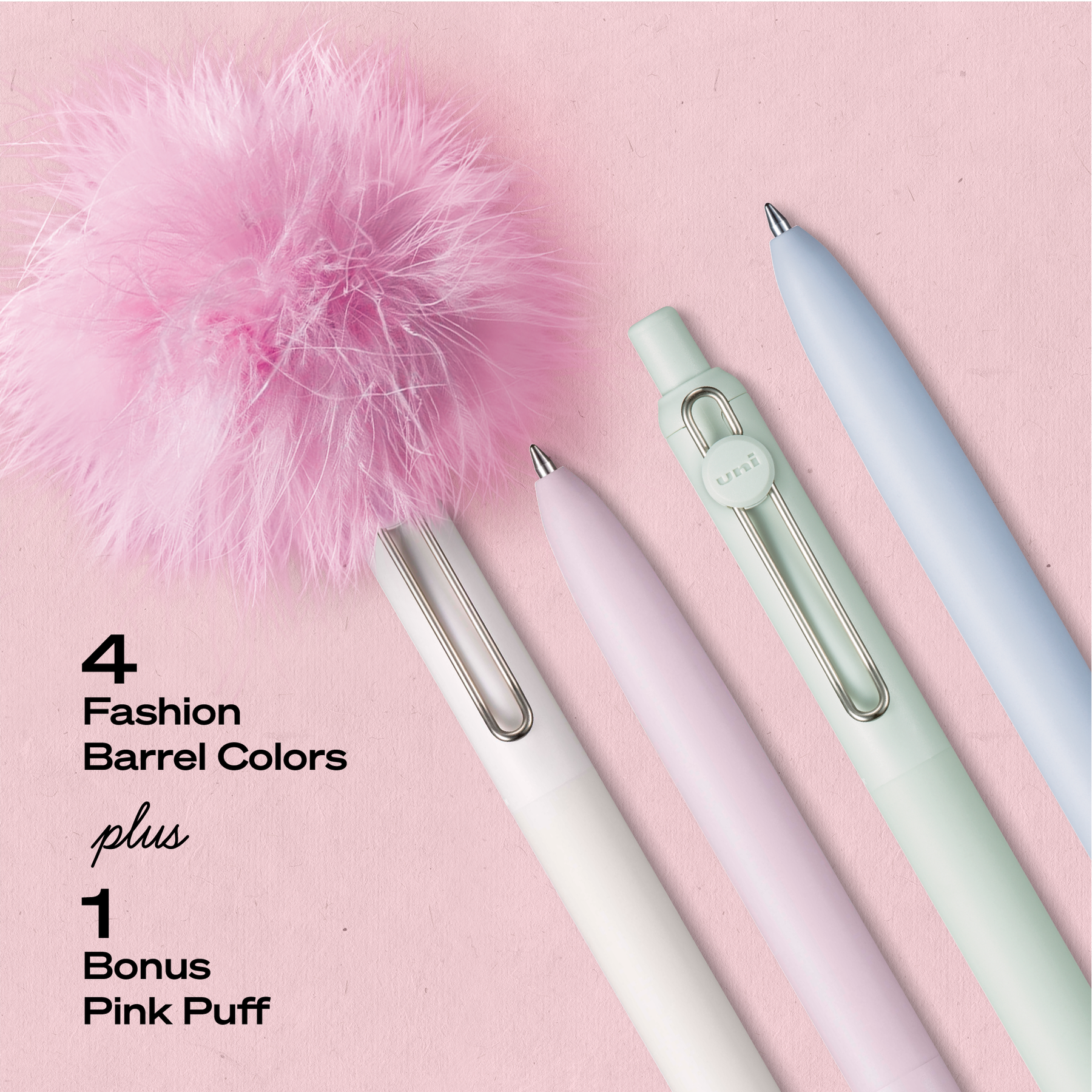 uniball™ Zento Liquid Gel Ink Retractable Pens, The Elle Pen Set