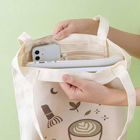 Tsuki ‘Matcha Matcha’ Tote Bag ☾