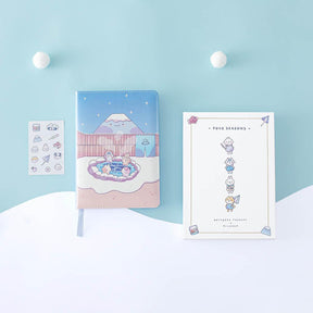 Tsuki ‘Four Seasons: Winter Edition’ Bullet Journal ☾ @milkkoyo x NotebookTherapy