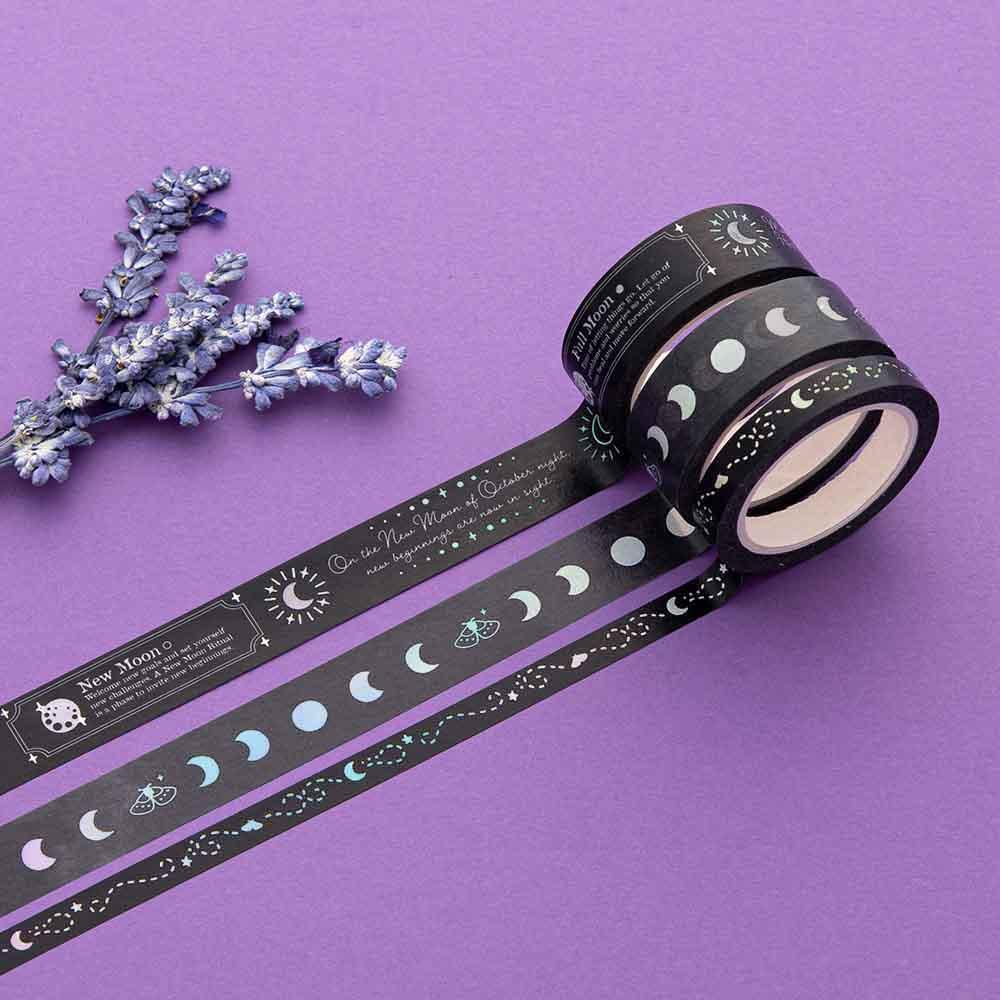 Tsuki ‘Moonlit Spells’ Washi Tapes Set ☾