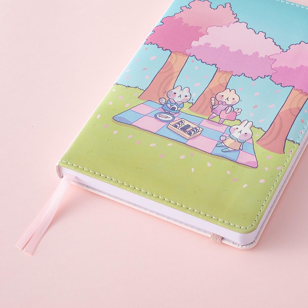 Tsuki ‘Four Seasons: Spring Edition’ Bullet Journal ☾ @milkkoyo x NotebookTherapy