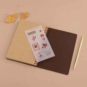Tsuki ‘Maple Dreams’ Kraft Paper Ringbound Bullet Journal ☾