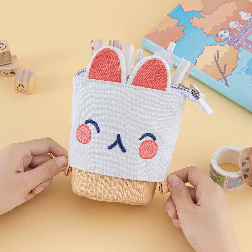 Tsuki ‘Four Seasons’ Embroidered Pop-Up Pencil Case ☾ @milkkoyo x NotebookTherapy