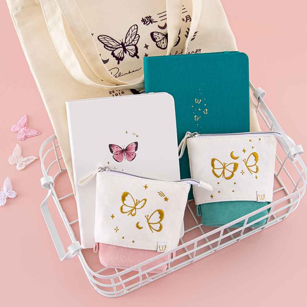Tsuki ‘Flutter + Dream’ Pop-Up Pencil Case by Notebook Therapy x Pelinkan ☾