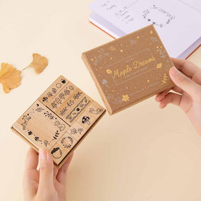 Tsuki ‘Maple Dreams’ Bullet Journal Stamp Set ☾