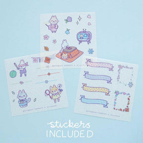 Tsuki ‘Four Seasons' Washi Tape Set ☾ @milkkoyo x NotebookTherapy