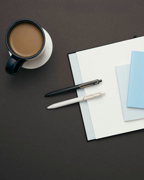 uniball™ ONE Retractable Gel Pen, Limited Edition Gold Clips