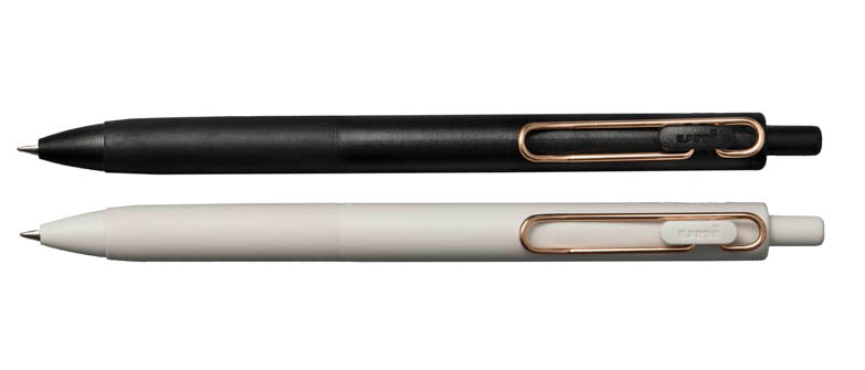 uniball™ ONE Retractable Gel Pen, Limited Edition Gold Clips
