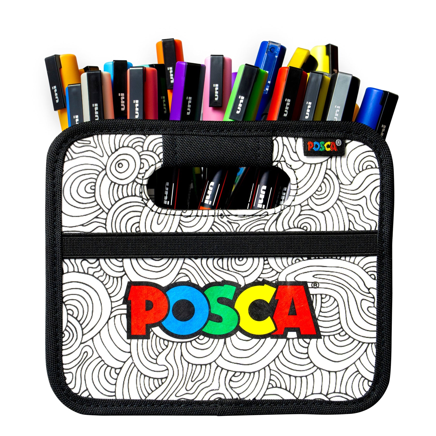 uni® POSCA® 1M & 3M, 40 Count, Paint-it-Yourself Exclusive Special Edition Caddy