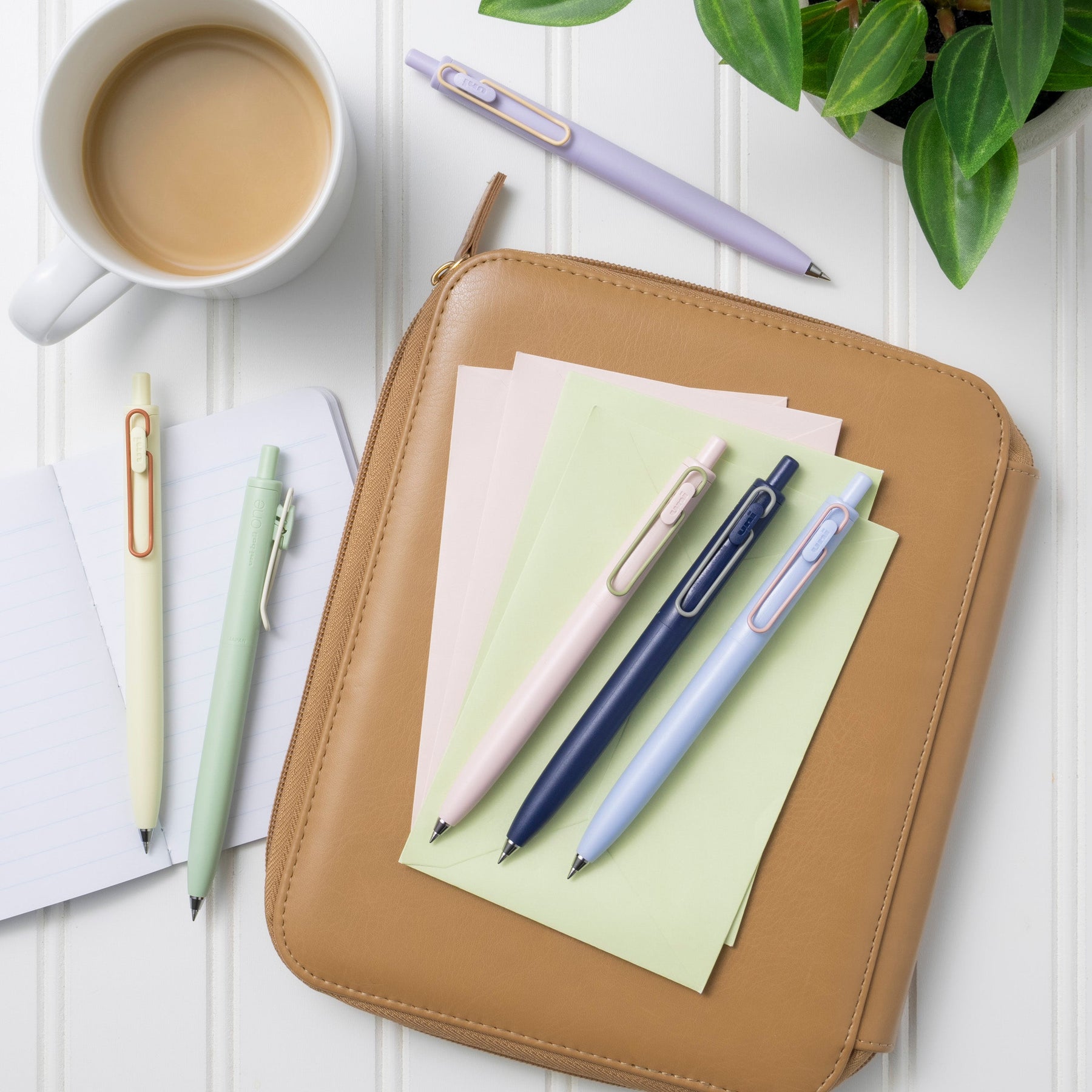 uniball™ ONE F Retractable Gel Ink, Limited Edition Colored Clips