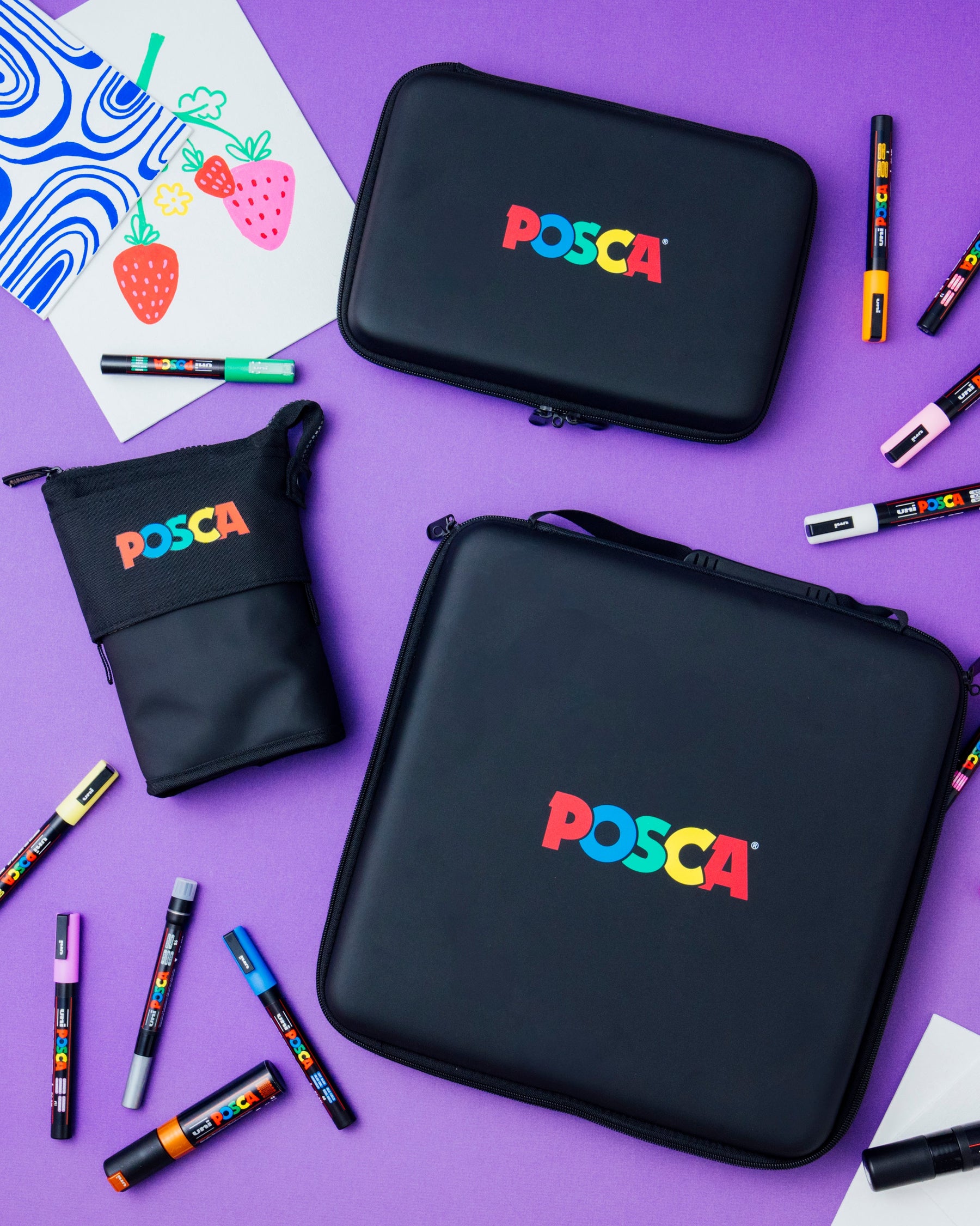 uni POSCA® Assorted Tip Size, 62 Count, Exclusive Special Edition Kit