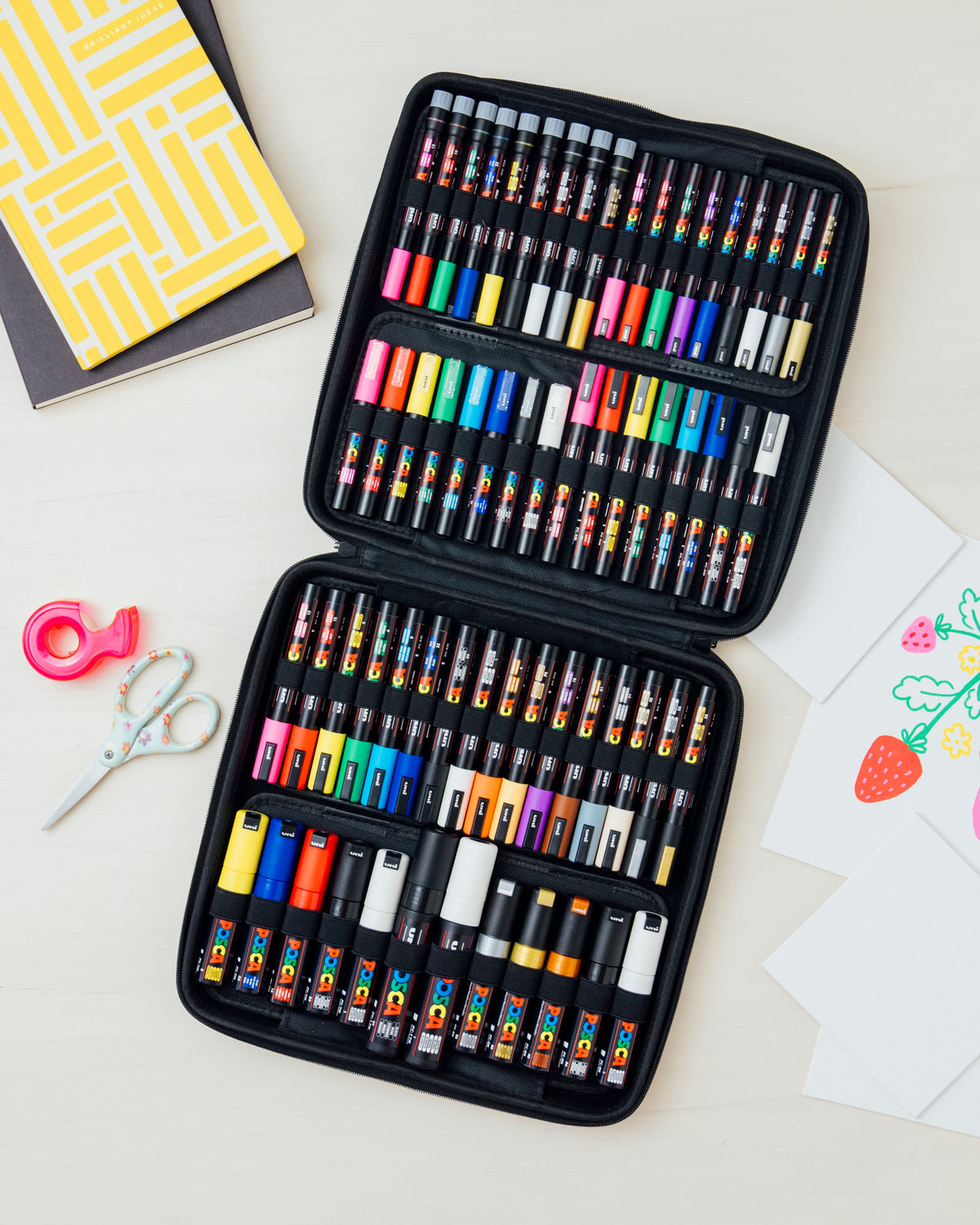 uni POSCA® Assorted Tip Size, 62 Count, Exclusive Special Edition Kit