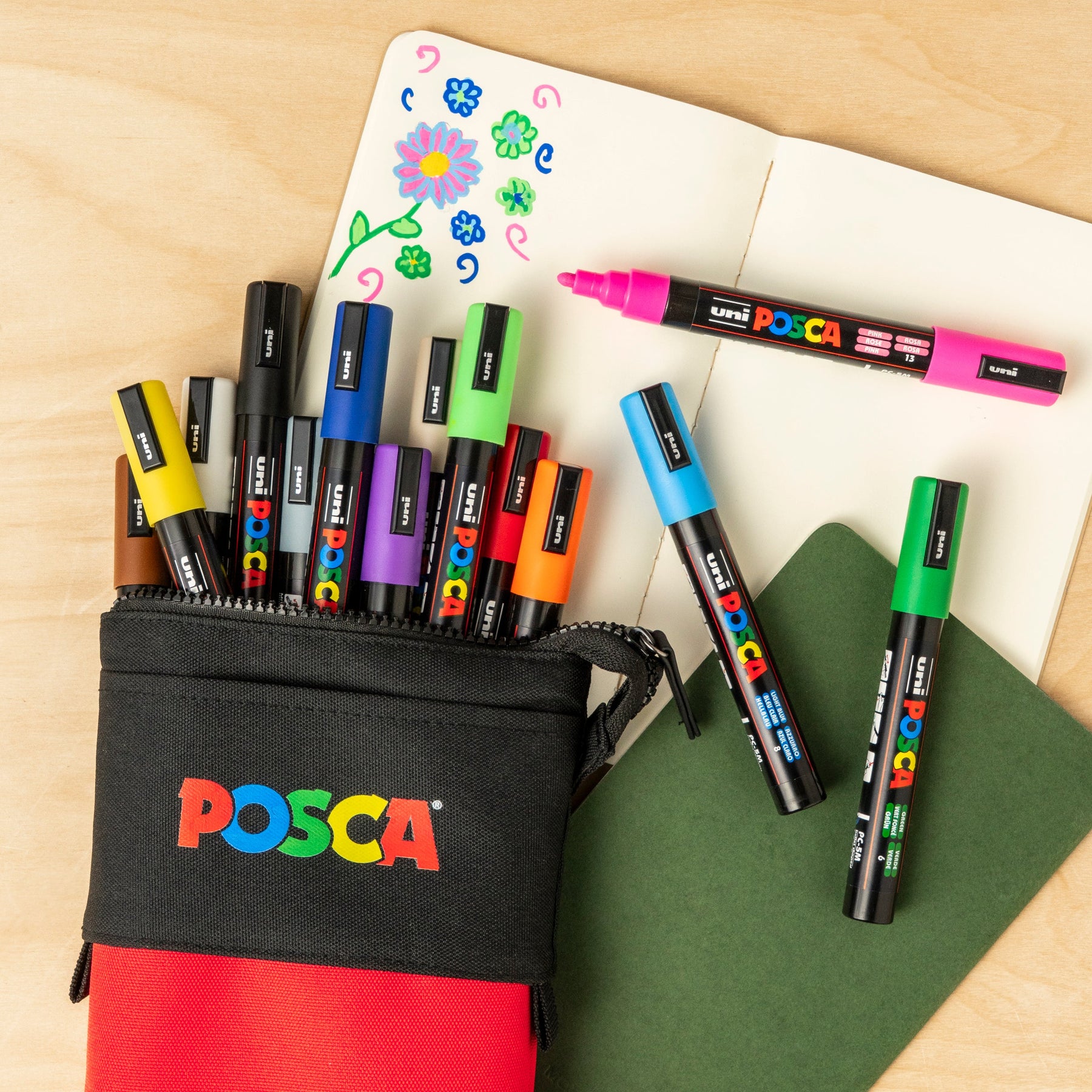 uni POSCA® PC-5M, 16 Count, Exclusive Special Edition Kit
