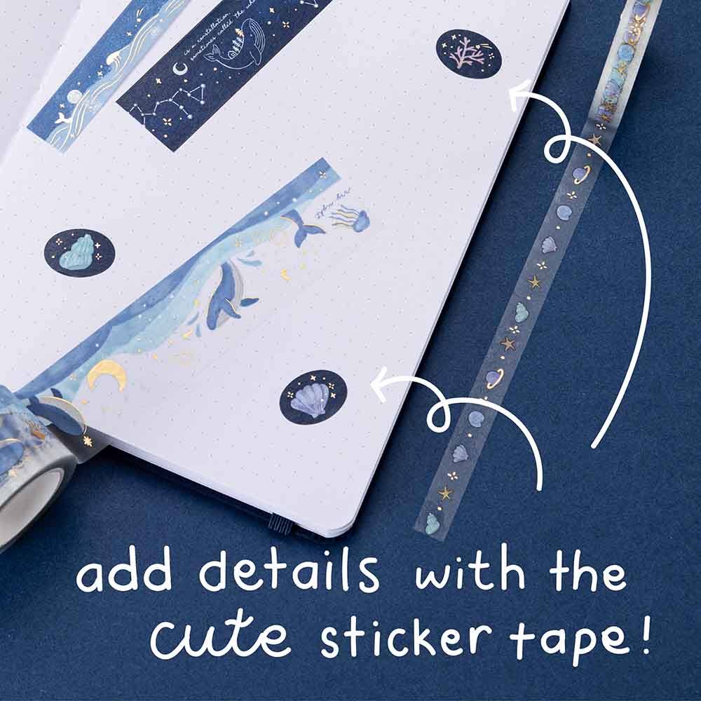 Tsuki ‘Gentle Giant’ Washi Tape Set ☾