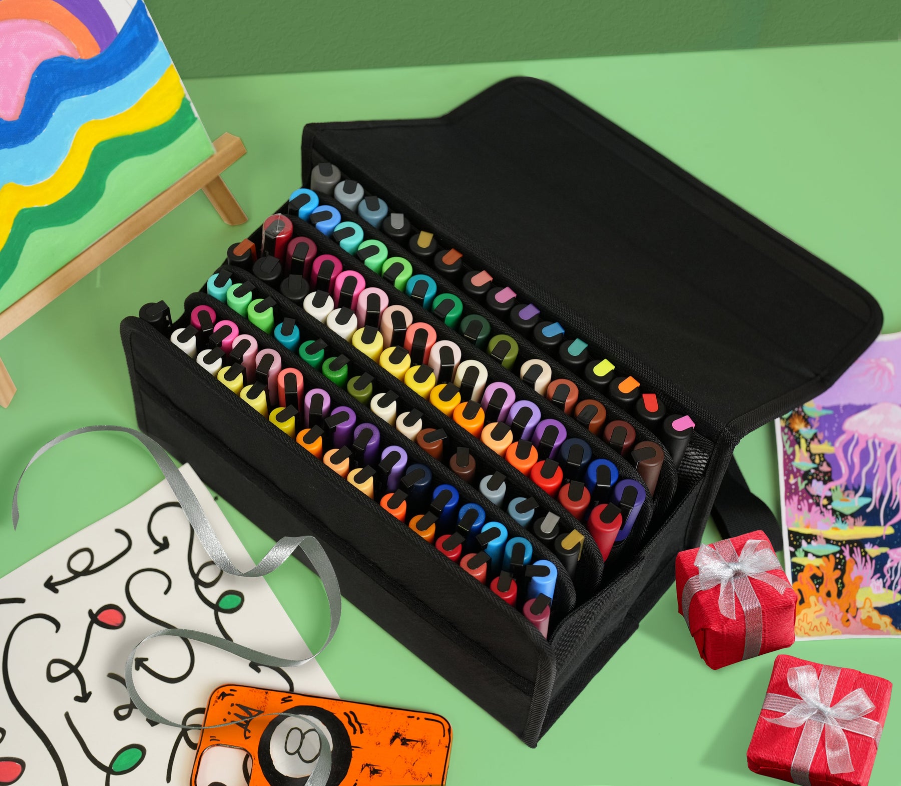 uni® POSCA® PC-3M & PC-5M, 105 Count, Exclusive Special Edition Kit