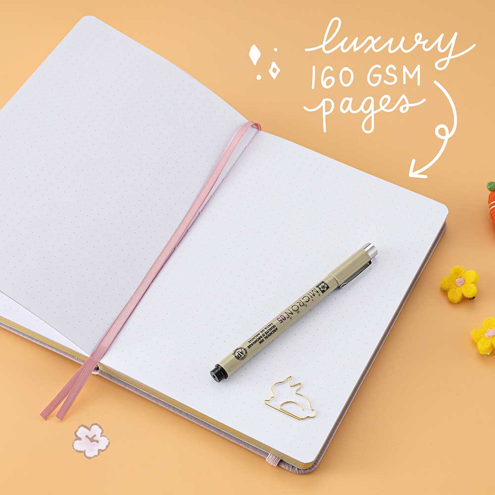 Tsuki ‘Bunny Blush’ Limited Edition Bullet Journal ☾ x @blossom_bujo