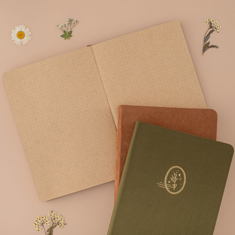 Tsuki ‘Cottage Friends’ Kraft Paper Limited Edition Bullet Journals ☾