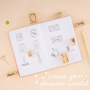 Tsuki ‘Cottage Friends’ Bullet Journal Stamp Set ☾