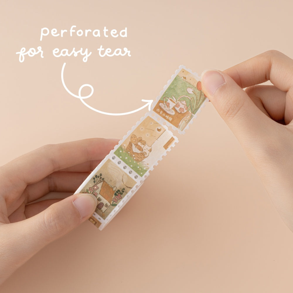 Tsuki ‘Cottage Friends’ Washi Tape Set ☾