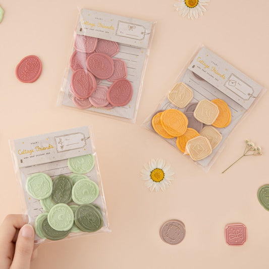 Tsuki ‘Cottage Friends’ Wax Seal Sticker Set ☾