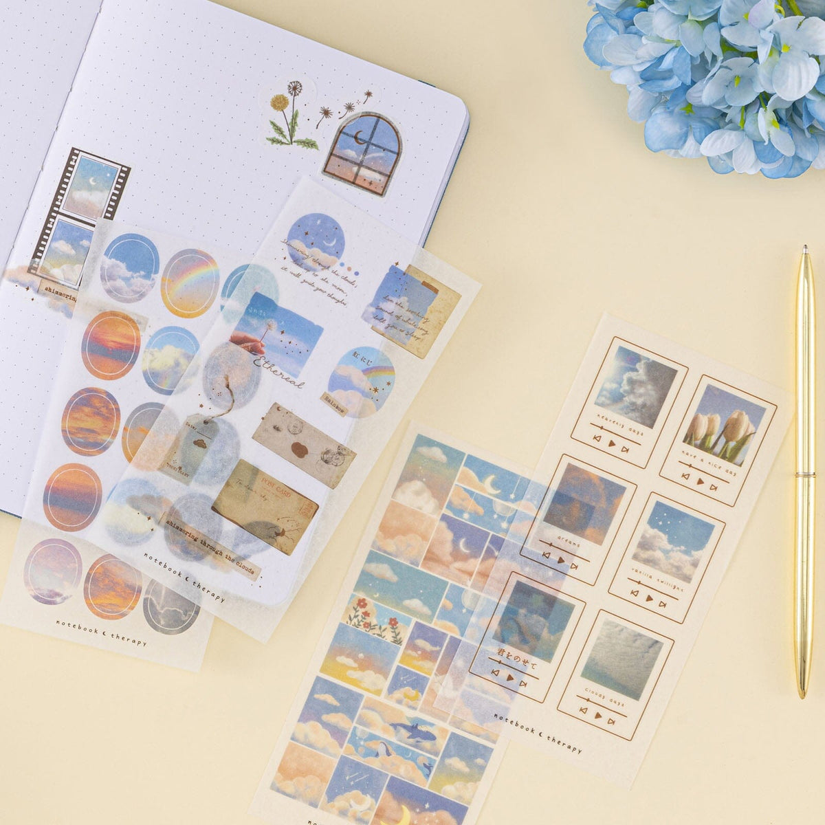 Tsuki ‘Cloud Dreamland’ Sticker Set ☾