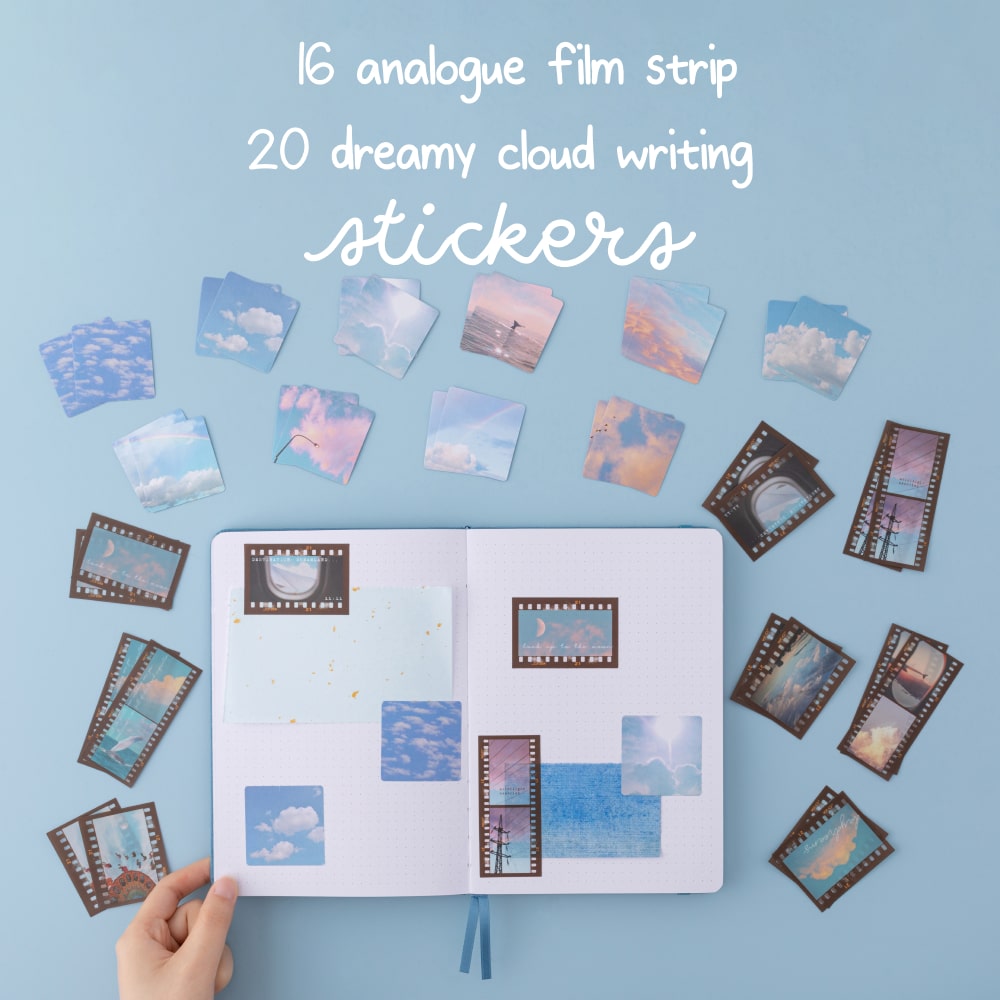 Tsuki ‘Cloud Dreamland’ Scrapbook Sticker Set ☾