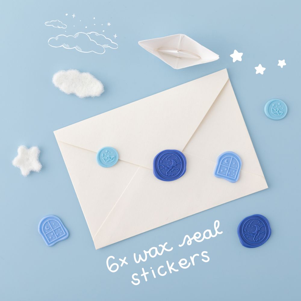 Tsuki ‘Cloud Dreamland’ Scrapbook Sticker Set ☾