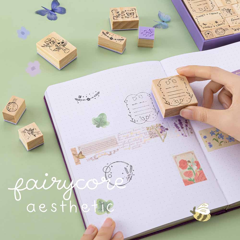 Tsuki ‘Enchanted Garden’ Bullet Journal Stamp Set ☾