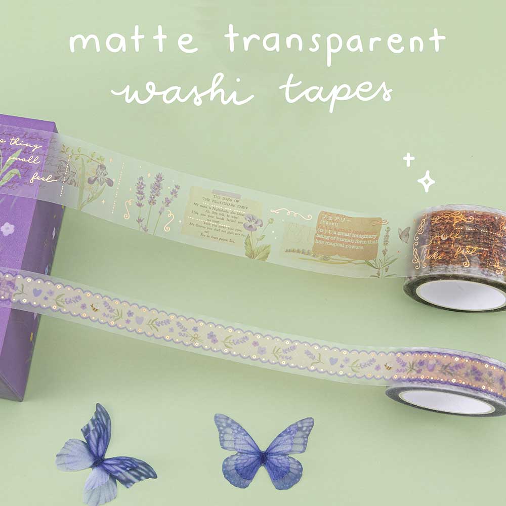 Tsuki ‘Enchanted Garden’ Washi Tape Set ☾