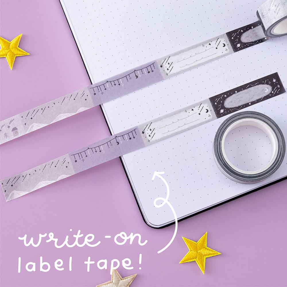 Tsuki ‘Falling Stars’ Washi Tape Set ☾