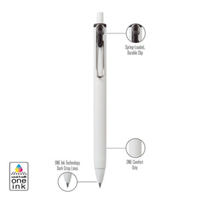 uniball™ ONE, Gel Pen, White Barrel