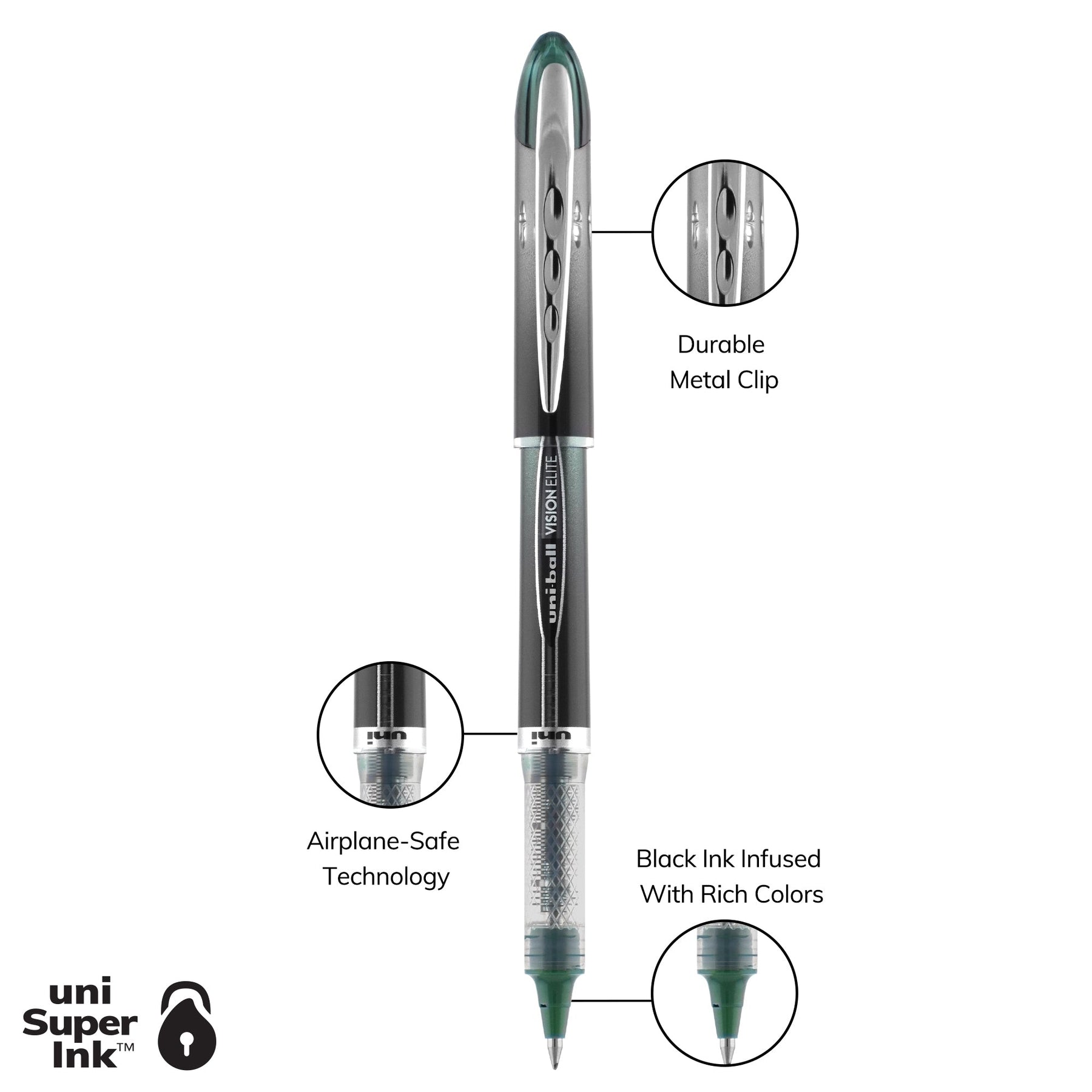 uniball™ Vision Elite BLX, Rollerball Pen