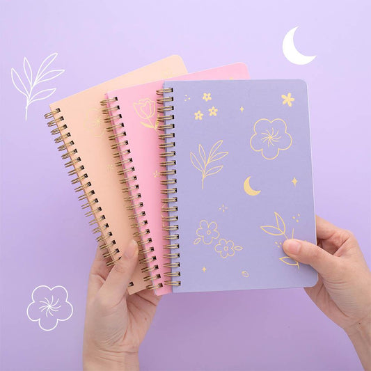 Tsuki 'Floral' Limited Edition Ring Bound Bullet Journal ☾