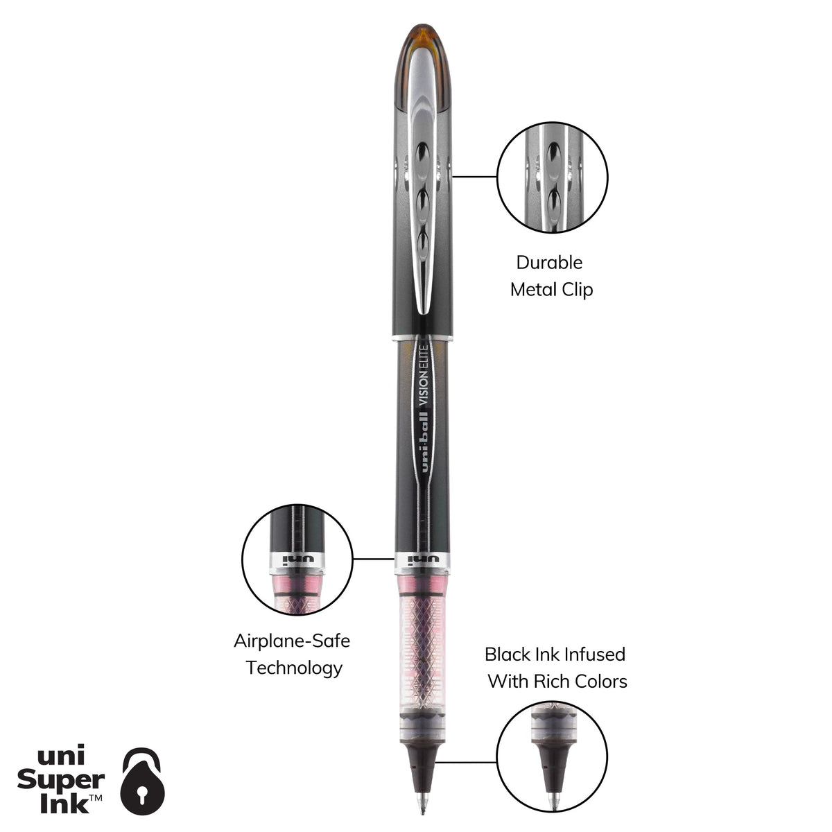 uniball™ Vision Elite BLX, Rollerball Pen