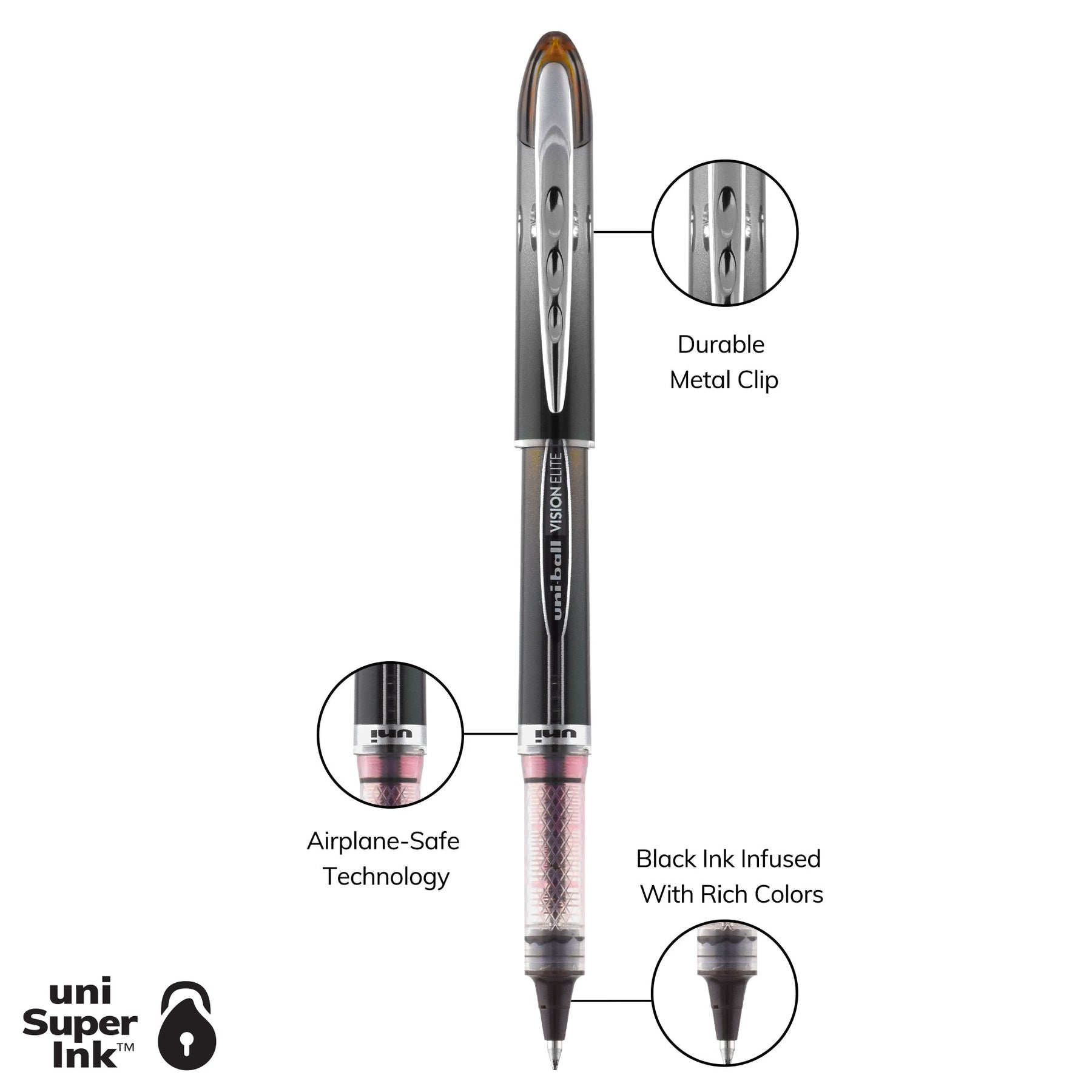 uniball™ Vision Elite BLX, Rollerball Pen
