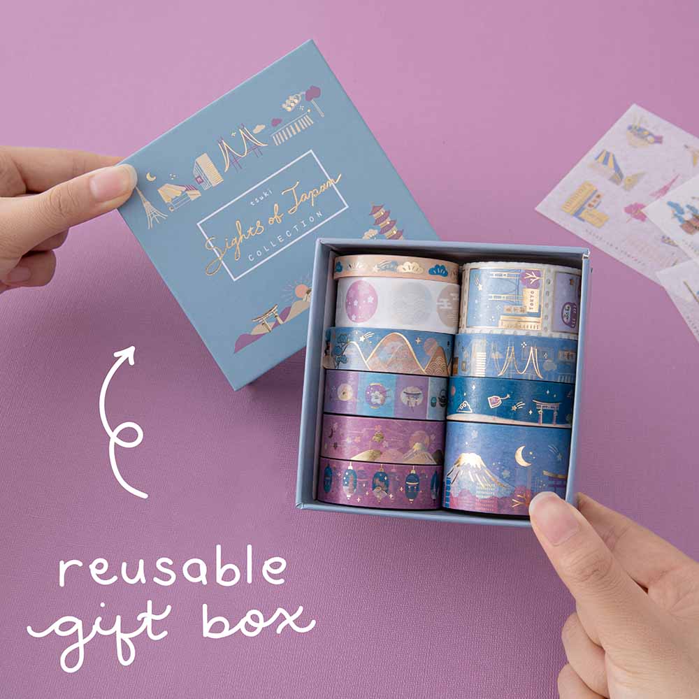 Tsuki ‘Sights of Japan’ Washi Tape Set ☾
