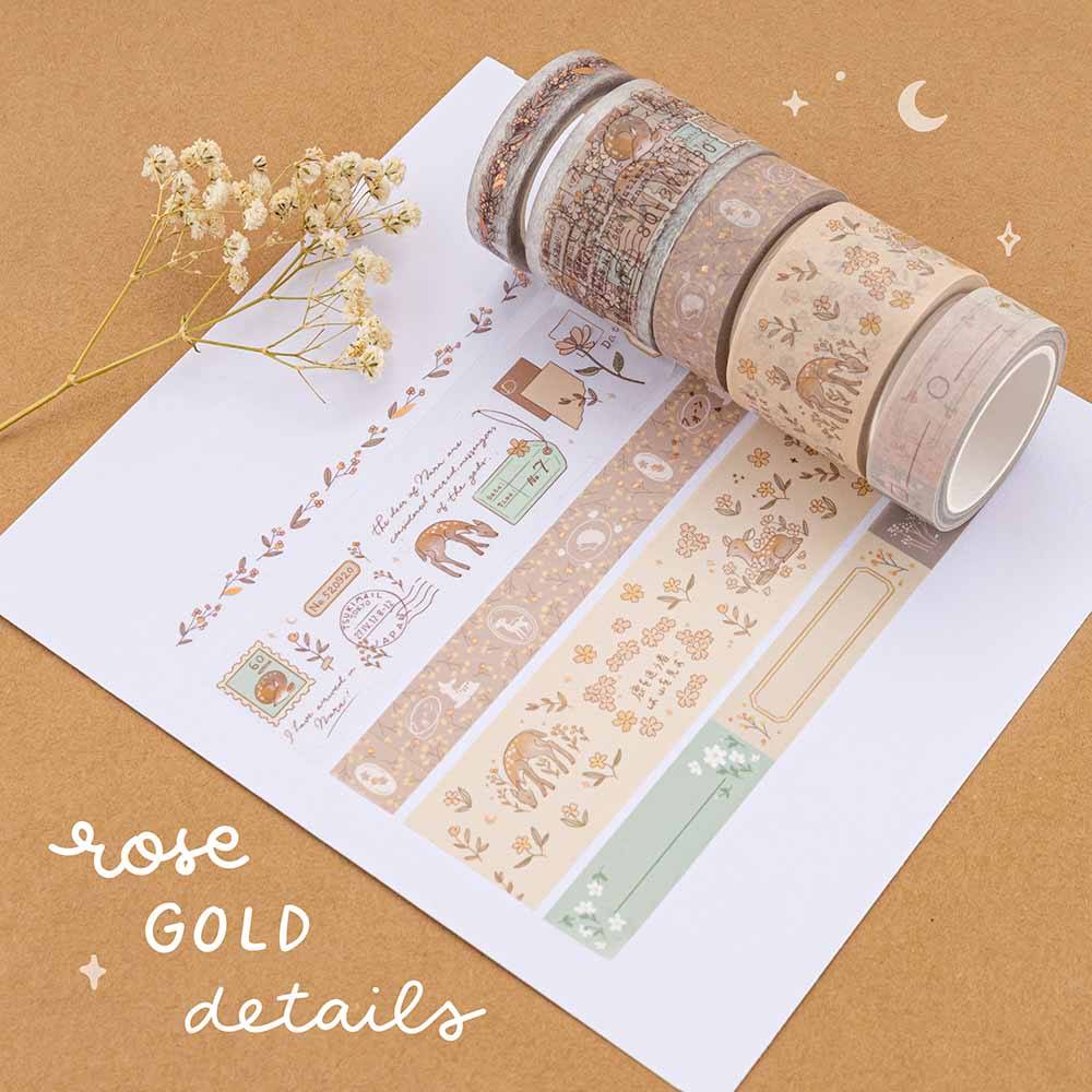 Tsuki ‘Nara’ Washi Tape Set ☾