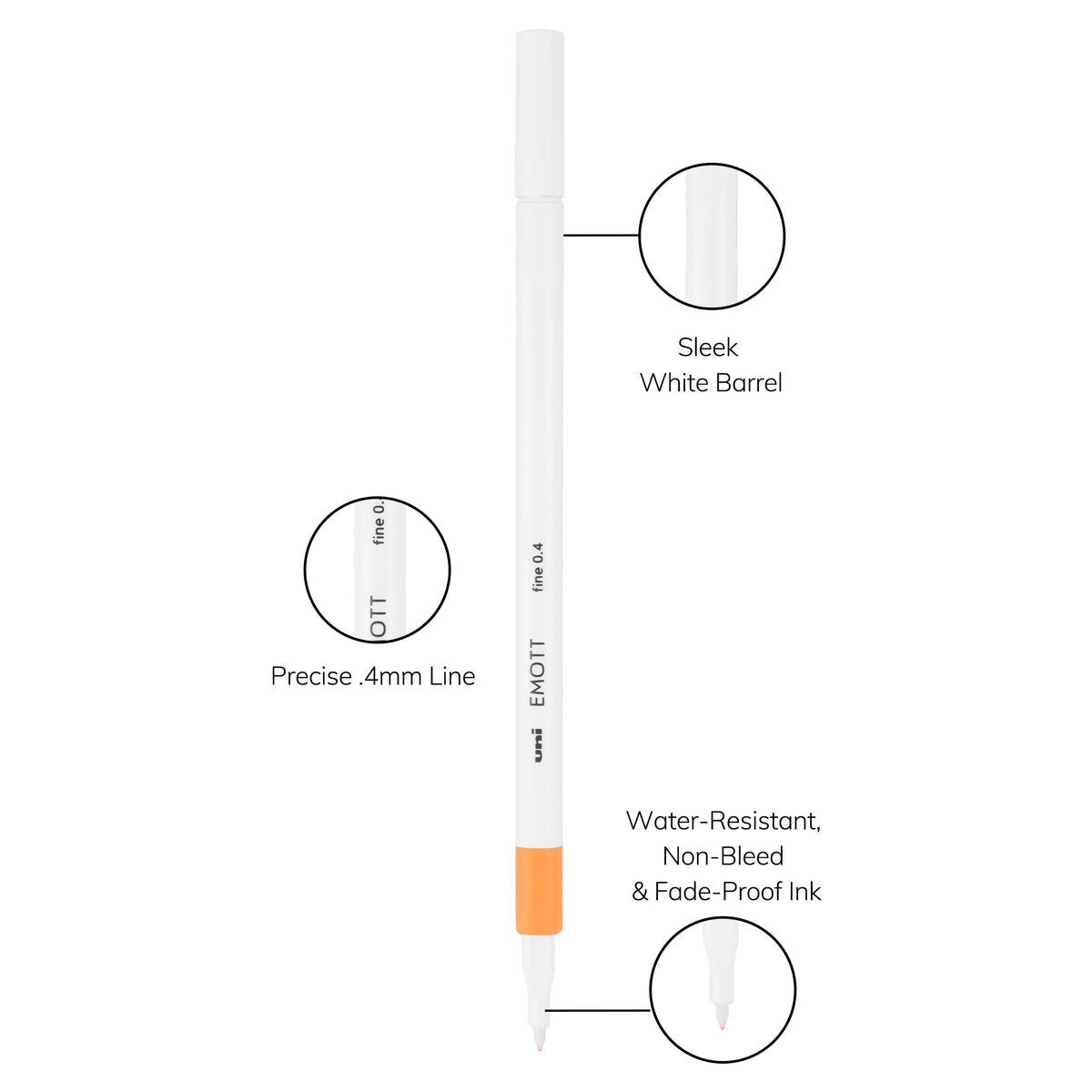 uni® EMOTT, Fine Line Marker
