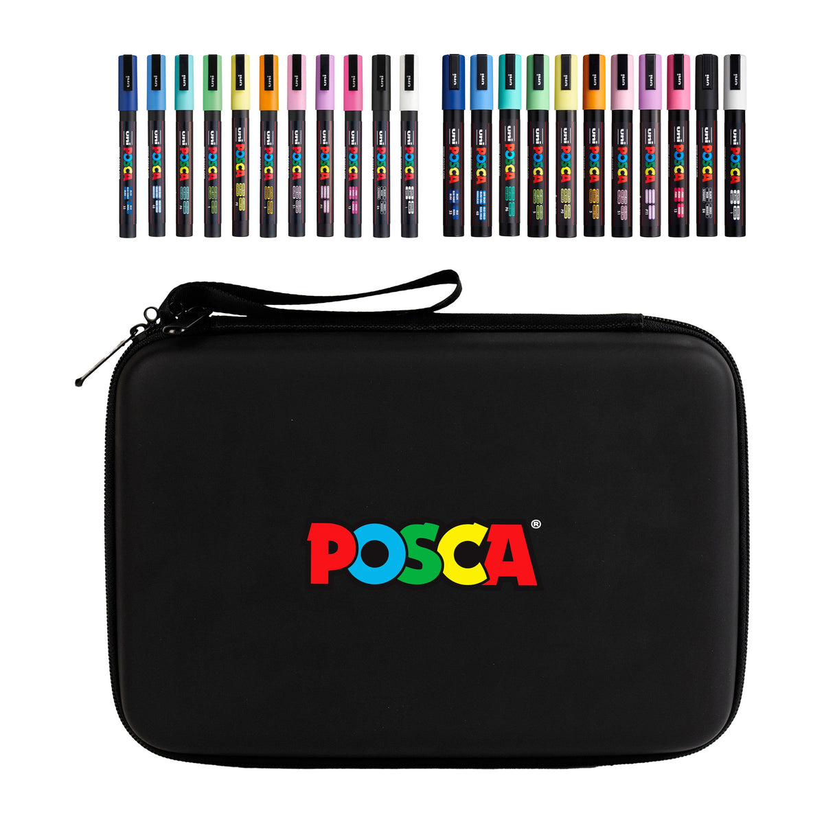 uni POSCA® PC-3M & PC-5M, 22 Count, Exclusive Special Edition Kit