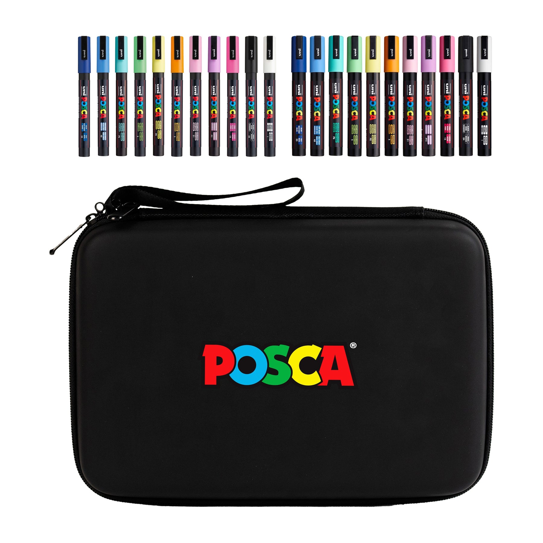uni POSCA® PC-3M & PC-5M, 22 Count, Exclusive Special Edition Kit