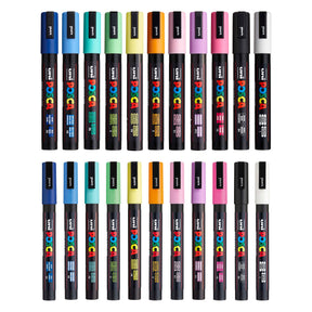 uni POSCA® PC-3M & PC-5M, 22 Count, Exclusive Special Edition Kit