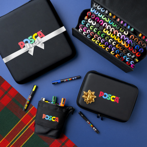 uni® POSCA® PC-3M & PC-5M, 105 Count, Exclusive Special Edition Kit