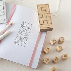 Tsuki Bullet Journal Tracking Stamp Set ☾