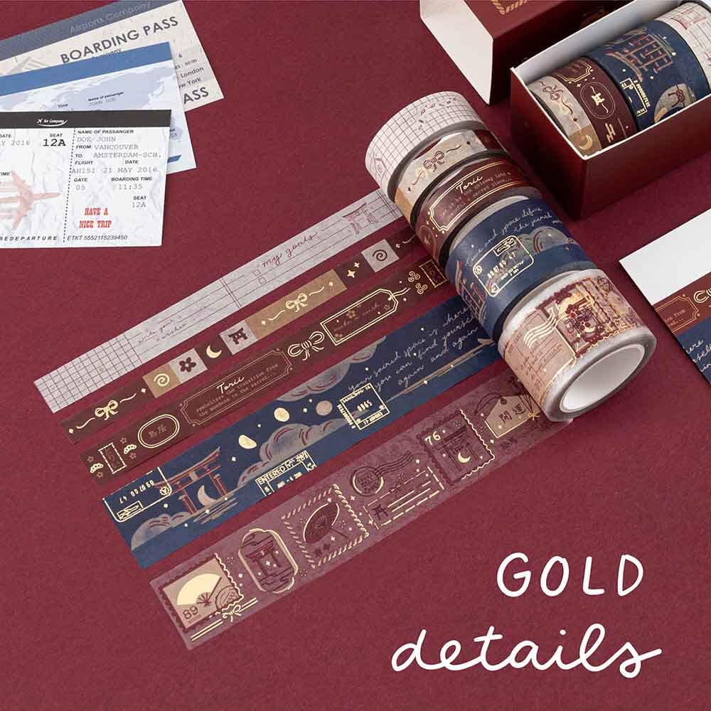 Tsuki 'Torii Edition' Washi Tape Set ☾