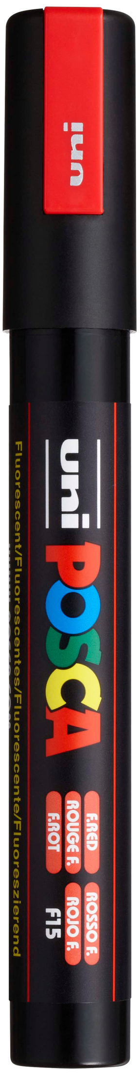 uni® POSCA® PC-5M, Neon Water-Based Paint Markers (4 Pack)