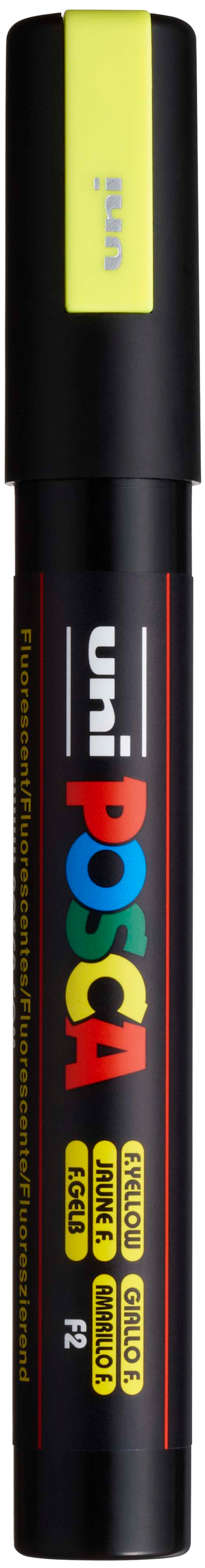 uni® POSCA® PC-5M, Neon Water-Based Paint Markers (4 Pack)