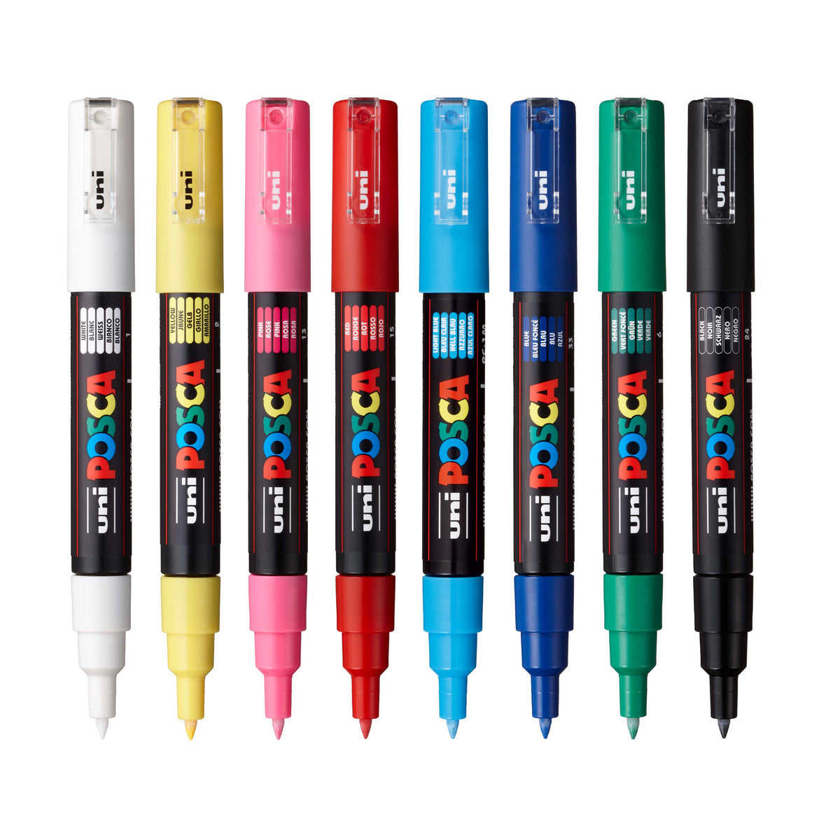 uni® POSCA® PC-1M Water-Based Paint Markers (8 Pack)