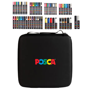 uni POSCA® Assorted Tip Size, 62 Count, Exclusive Special Edition Kit