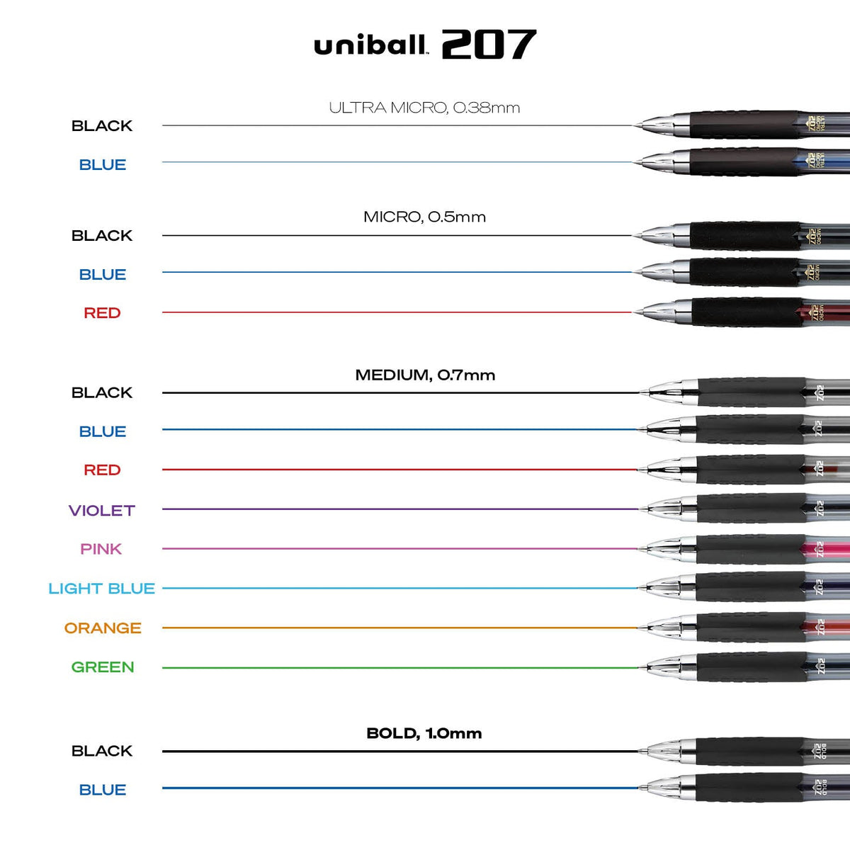 uniball™ 207, Gel Pen